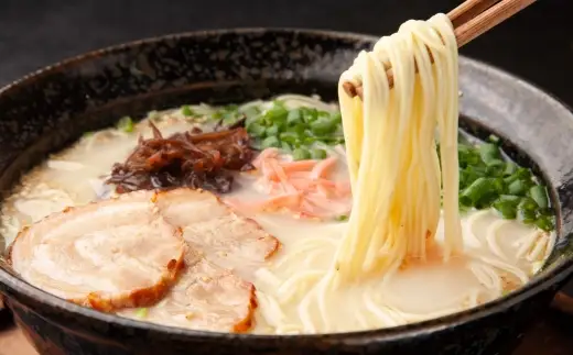 【 豚骨ラーメン 】 博多長浜ラーメン 6食入り × 3 （ 計18食 ） ラーメン らーめん 長浜ラーメン 博多ラーメン 博多 麺 豚骨 スープ 長浜 極細ストレート麺 豚骨スープ 極細麺
