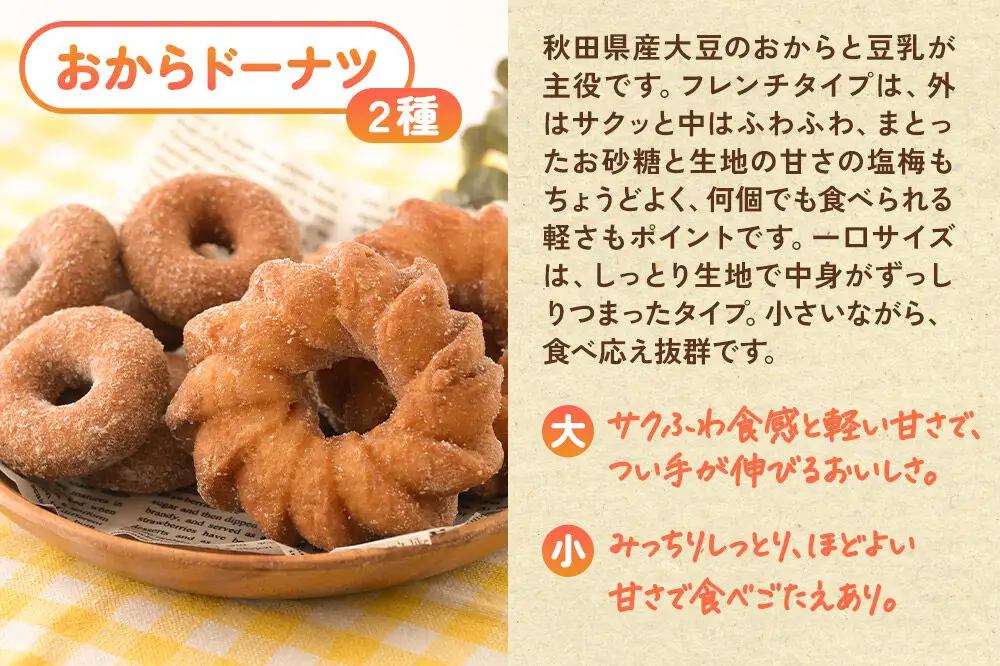 豆腐屋さんおすすめお豆腐＆おからドーナッツセット 松岡食品（グリーン豆腐+白神寄せ豆腐+おからドーナツ2種）