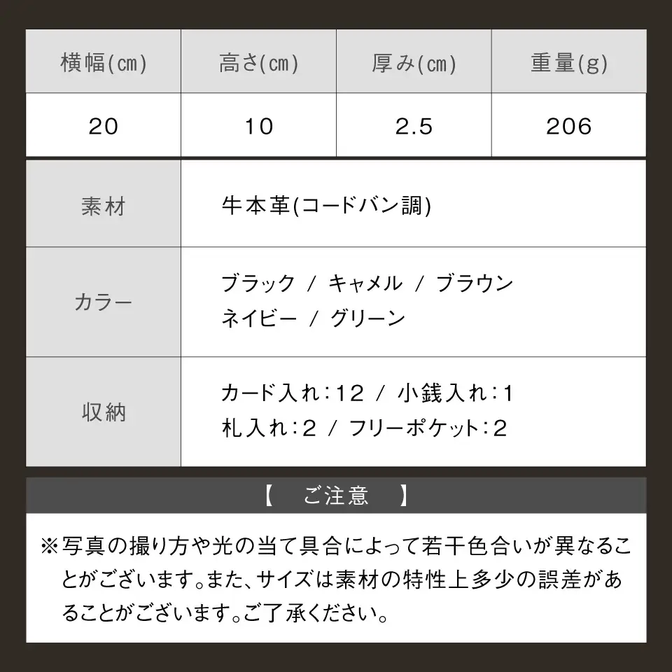 キャメル MURA 牛本革 長財布 ラウンドファスナー｜長財布