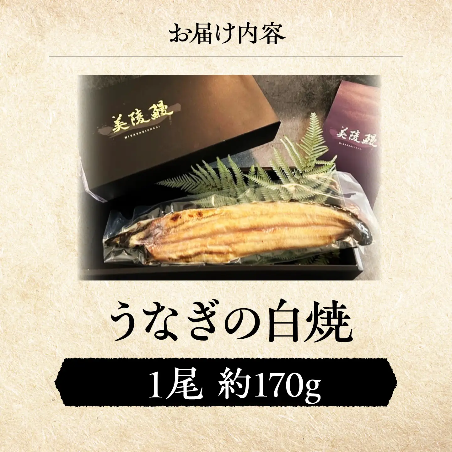 鰻 美陵鰻の白焼 1尾 / 美陵鰻 鰻 うなぎ ウナギ 蒲焼 蒲焼き かば焼き かばやき 白焼き 白焼 しろやき しらやき うな重 うな丼 ひつまぶし 惣菜 おかず タレ 山椒 国産  土用 丑の日 ギフト / 大阪府藤井寺市/(株)れいわ水産[BLAL022]