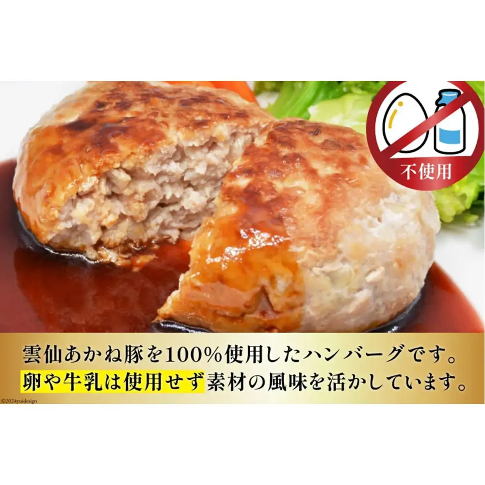 雲仙あかね豚　ハンバーグ
