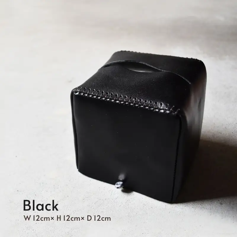 Teha’amana Tissue Box Cube basic ティッシュボックス キューブ ベーシック ブラック