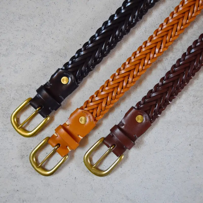 Teha’amana Mesh Belt 30mm メッシュベルト キャメル ショートサイズ 