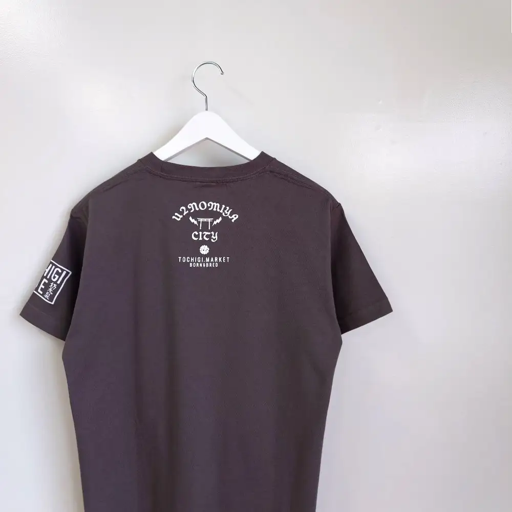 【宇都宮ライトレールコラボ】LRT胸元ロゴデザインTシャツ | コラボ オリジナル 男女兼用 綿100% 栃木県 宇都宮市 トチギマーケット
