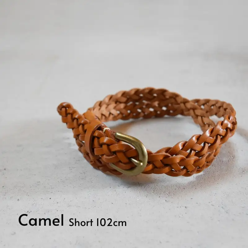 Teha’amana Mesh Belt 20mm メッシュベルト キャメル ショートサイズ