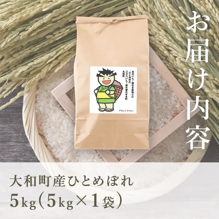 【令和8年産 新米】＜先行予約受付中！R8年9月下旬から順次発送予定＞ お米農家直送！ひとめぼれ 5kg (5kg×1袋) お米 おこめ 米 コメ 白米 ご飯 ごはん おにぎり 宮城米 新米 お弁当 【お米農家ろくすみファーム】ta523