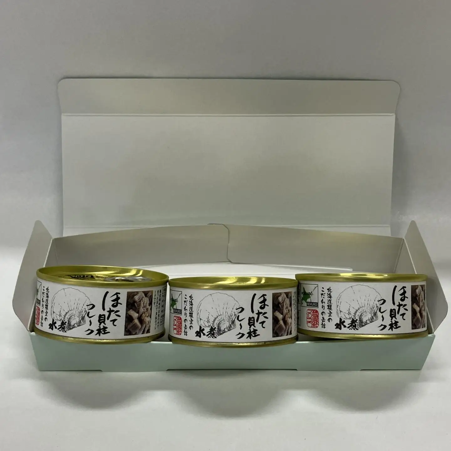 ほたて貝柱フレーク95g×3缶 A-78037