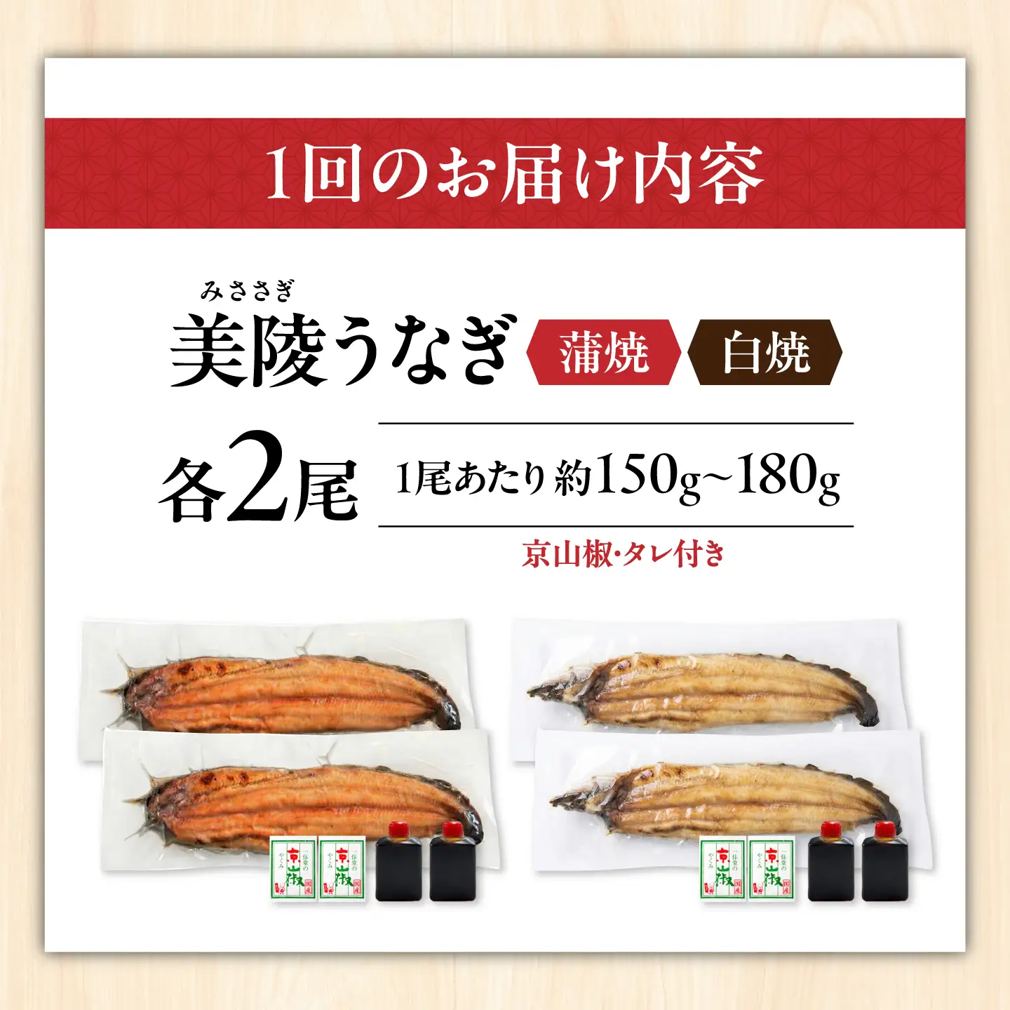 【全6回定期便】鰻 鰻の蒲焼2尾×白焼2尾 紅白セット / 美陵鰻 鰻 うなぎ ウナギ 蒲焼 蒲焼き かば焼き かばやき 白焼き 白焼 しろやき しらやき 特大 肉厚 うな重 うな丼 ひつまぶし 惣菜 おかず タレ 山椒 国産 土用 丑の日 ギフト/ 大阪府藤井寺市/Giverichホールディングス株式会社[BLAM035]