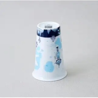 有田焼 Traveling Tumbler / 地球儀 トラベリングタンブラー【幸楽窯 / YUIKA Lab】コンビニコーヒー コーヒータンブラー タンブラー Mサイズ フタ付 カップ コップ 食器 A14-184