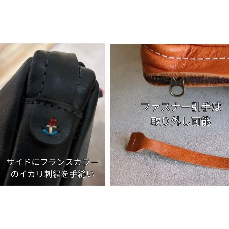 エイジングを楽しむ上質レザークッション【チョコ】 博多革工房 Japlish ジャプリッシュ
