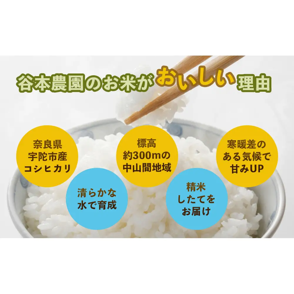 宇陀の自然が育てた 天空【sora】コシヒカリ 5kg｜奈良県宇陀産 白米