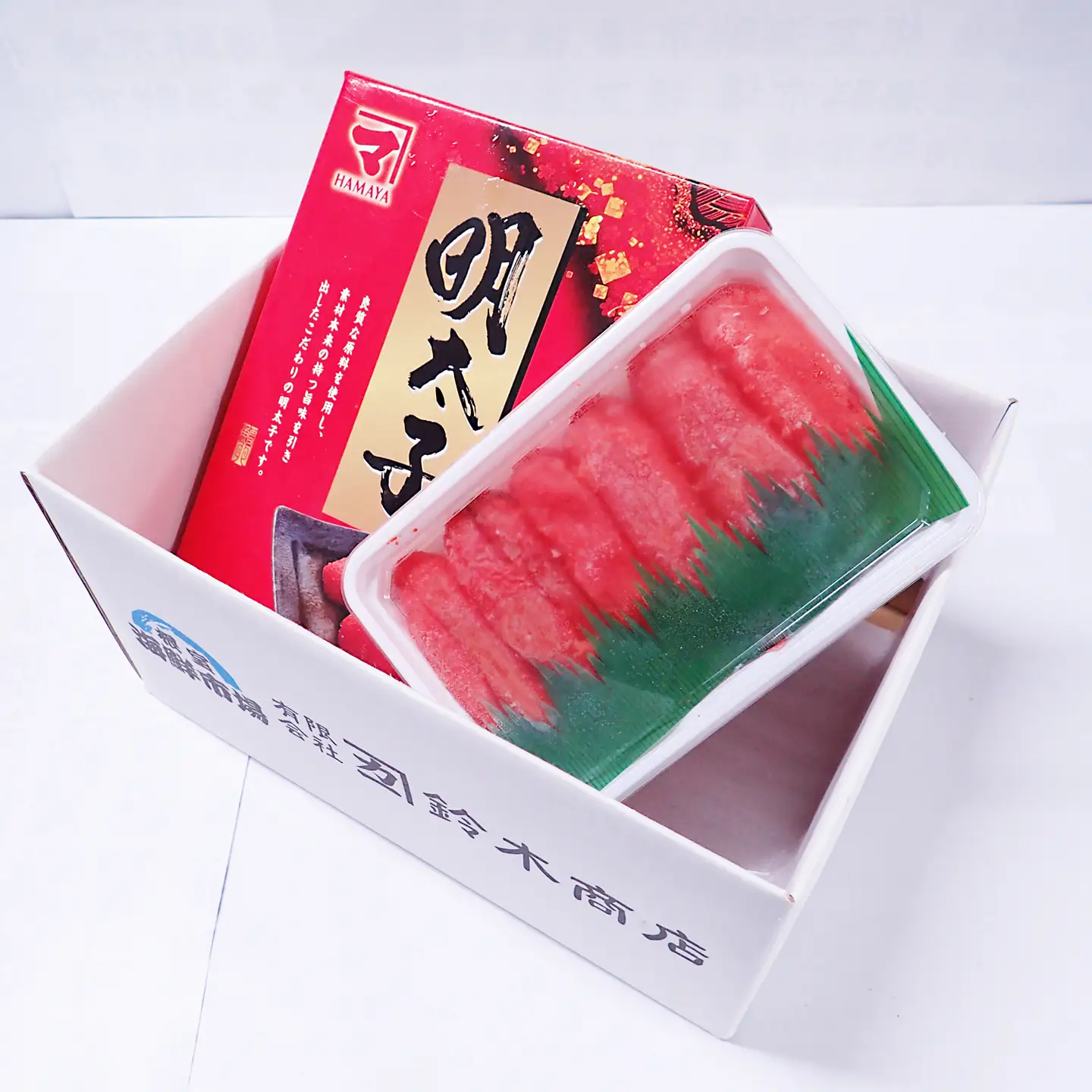 辛子明太子500g(化粧箱)・甘口たらこ200g A-11268
