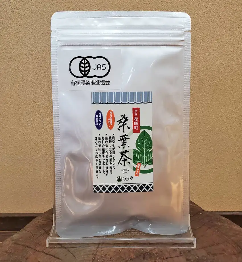 松崎町産桑葉茶セット 桑葉茶パウダー100g＋1gスティック10本＋桑葉うどん200g