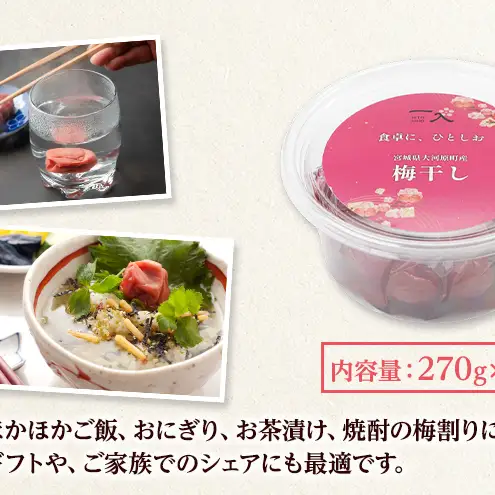 大河原産 昔ながらのすっぱいしそ梅干し 270g 20個セット ご飯のお供に 梅干し 梅干 うめぼし ウメボシ 梅 ごはんのお供 ご飯のお供 おにぎり 弁当 お弁当