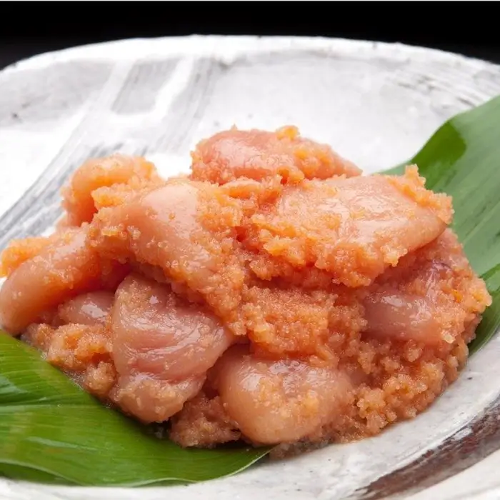 AC237.【鳴海屋】無着色あごだし明太子並切れ1kg【辛子明太子】