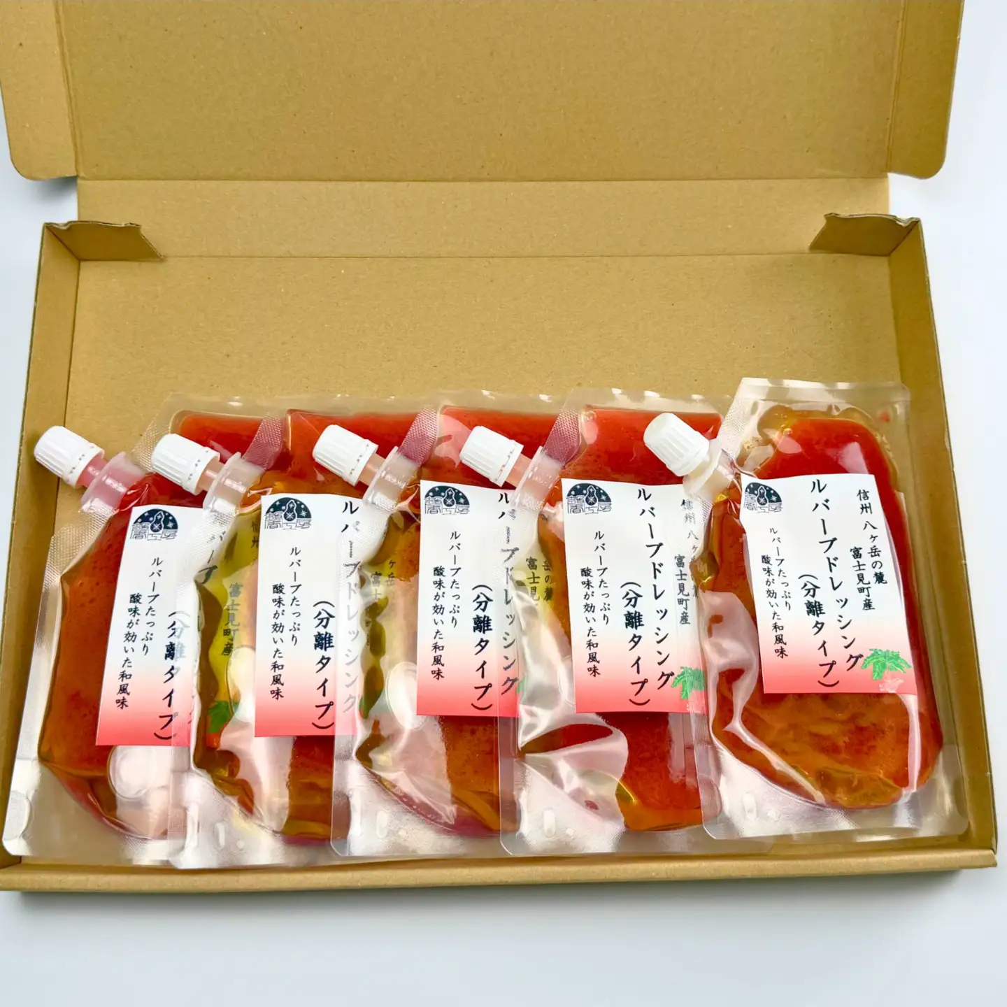 ルバーブドレッシング（分離タイプ）150ml×5本入 | ルバーブドレッシング 馨工房
