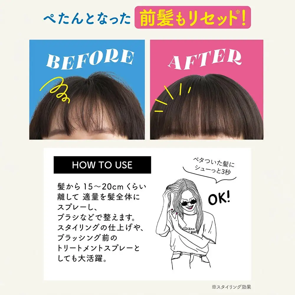 Diane ダイアン パーフェクトビューティー ドライシャンプー フレッシュシトラスペア 95g×1個