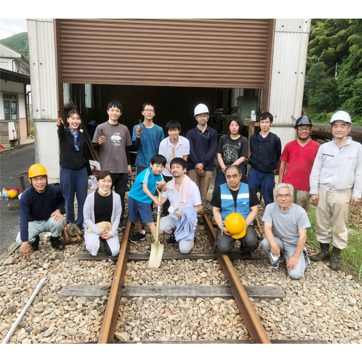 三江線鉄道公園 トロッコ列車 ペア乗車券