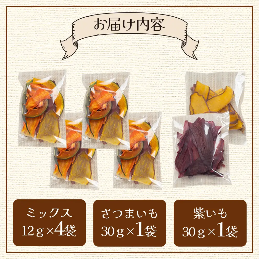 野菜チップス 計6袋 計約108ｇ ke-0011
