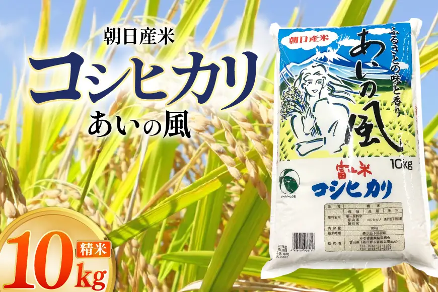 米 令和7年 コシヒカリ 精米 10kg あいの風