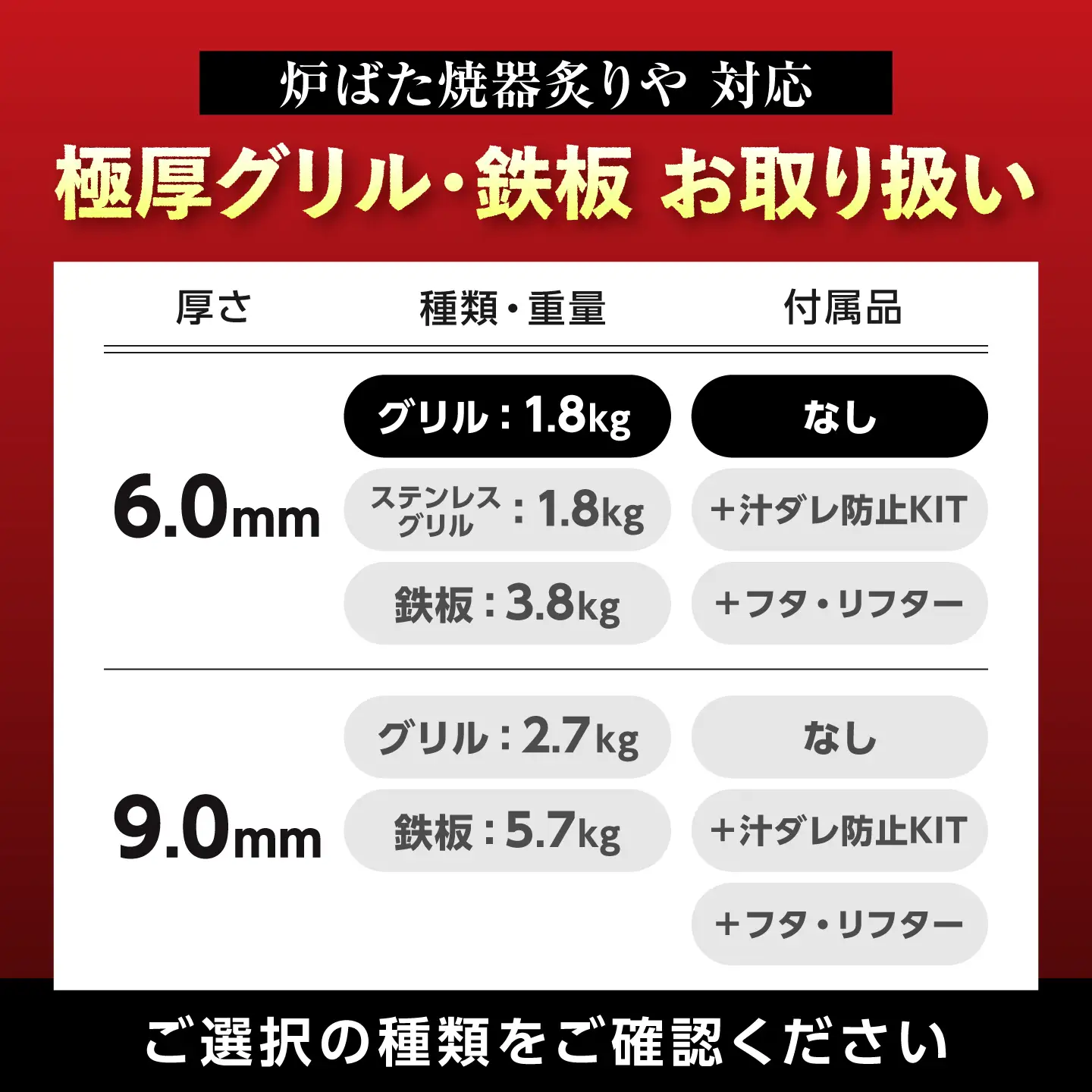 【炉ばた焼器 炙りや】グリル [ 182×282mm ] 6.0mm厚グリル 1.8kg ＋ ハンドリフター / グリル 鉄製 炙りや イワタニ 卓上グリル キャンプ BBQ 調理器具 / 栗東市 / M.M.Factory[BIBA041]