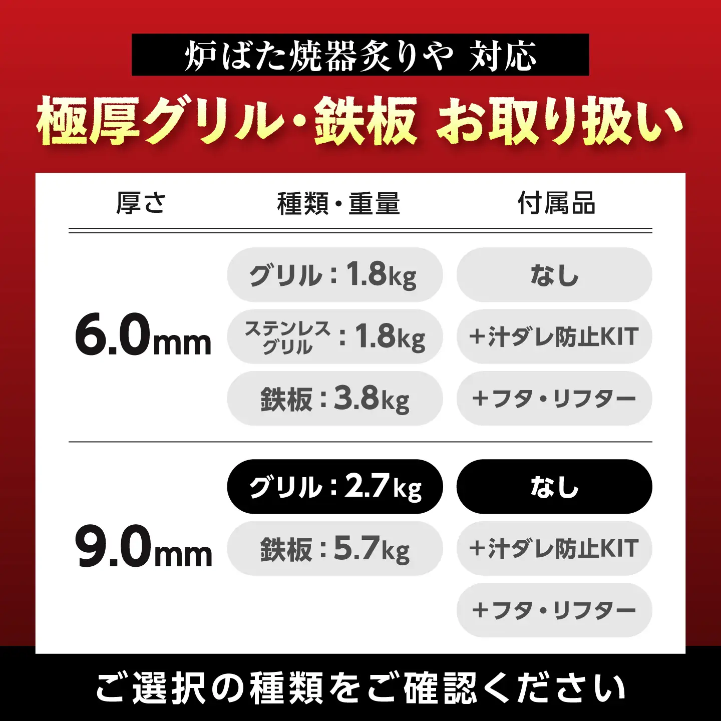 【炉ばた焼器 炙りや】グリル [ 182×282mm ] 9.0mm厚グリル 2.7kg ＋ ハンドリフター / グリル 鉄製 炙りや イワタニ 卓上グリル キャンプ BBQ 調理器具 / 栗東市 / M.M.Factory[BIBA043]
