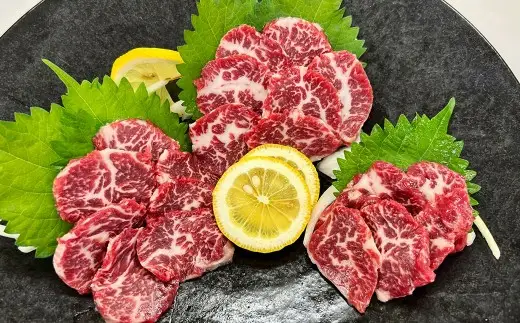 にくの十八屋の厳選 熊本特産肥後馬刺し ( 霜降り 160g ) 馬刺しのたれ・おろし生しょうが付き 馬肉 ばにく 馬刺 ばさし 肉 お肉 にく おにく