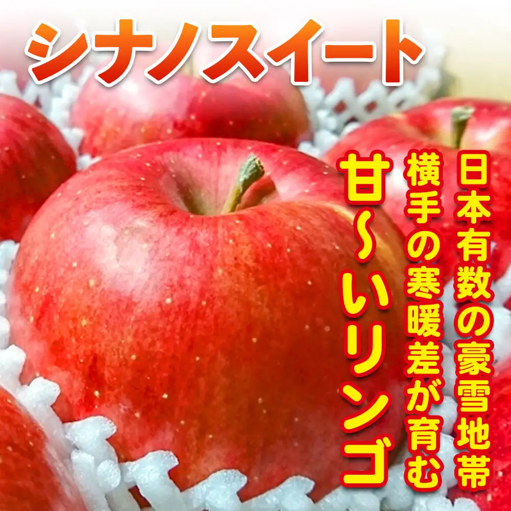 【先行受付 10月下旬より発送】りんご シナノスイート 約2kg（4～6玉）