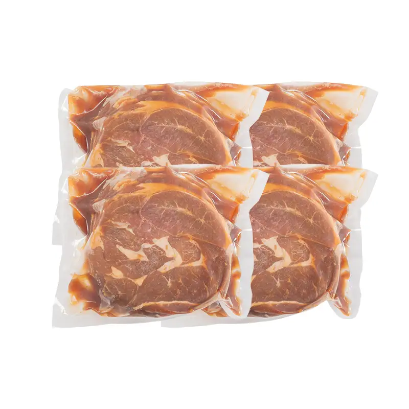 ラムショルダーロール味付け 2kg（500g×4パック） 羊肉 ジンギスカン 北海道十勝更別村 F21P-1565