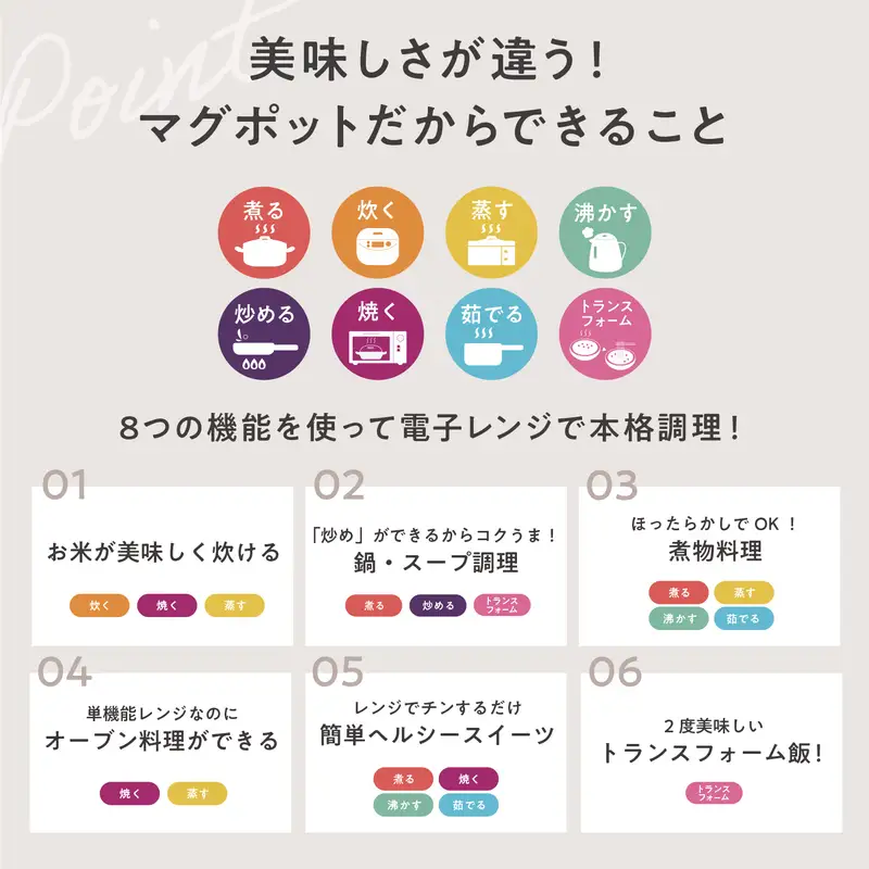 【ふるさと納税限定製品】レンジメート プロ プラス＆マグポットプラス セット（グレージュ＆グレージュ） | レンジ調理
