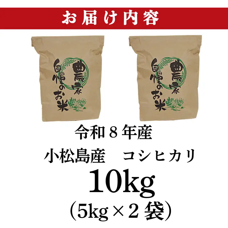 【2026年9月発送】令和8年産 米 コシヒカリ 10kg 先行予約 新米 こしひかり 白米