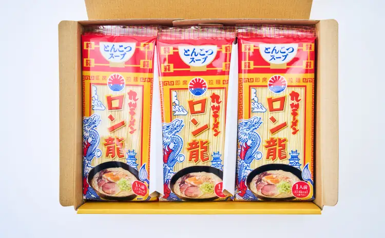 令和8年熊本地震復興支援 ラーメン 豚骨ラーメン ロン龍ラーメン 1人前×15入 日の出製粉