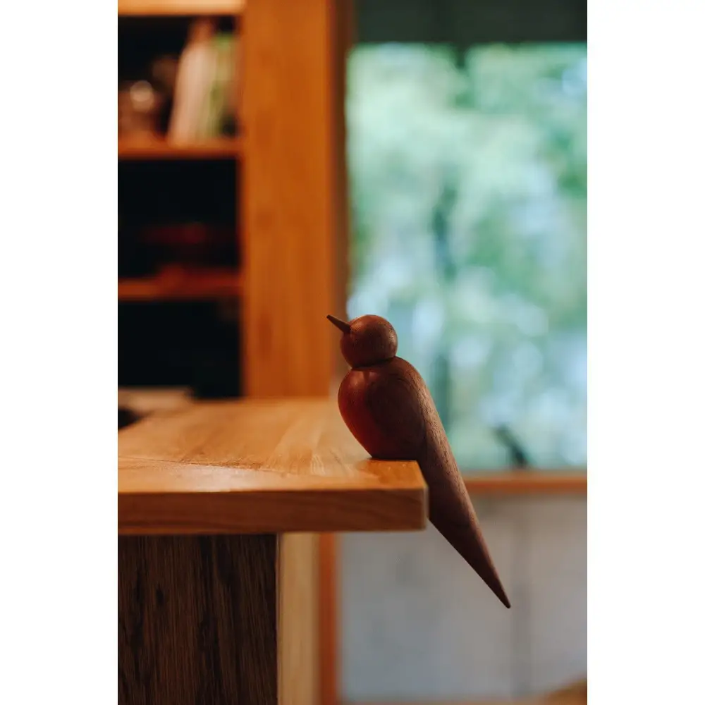 【Bubinga（ブビンガ）：あか茶】【銘木再生】幸運を運ぶ木製オブジェliving_bird 燕
