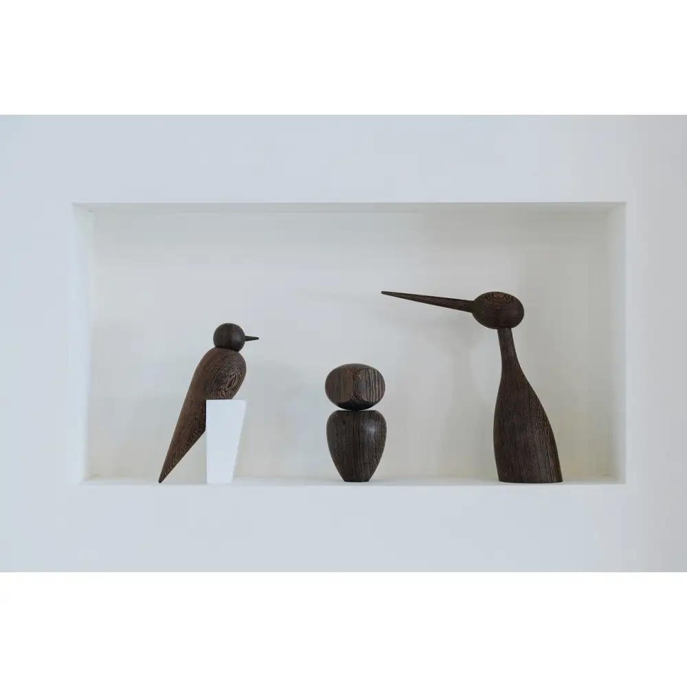 【Tagayasan（タガヤサン）：こげ茶 】【銘木再生】幸運を運ぶ木製オブジェliving_bird 梟