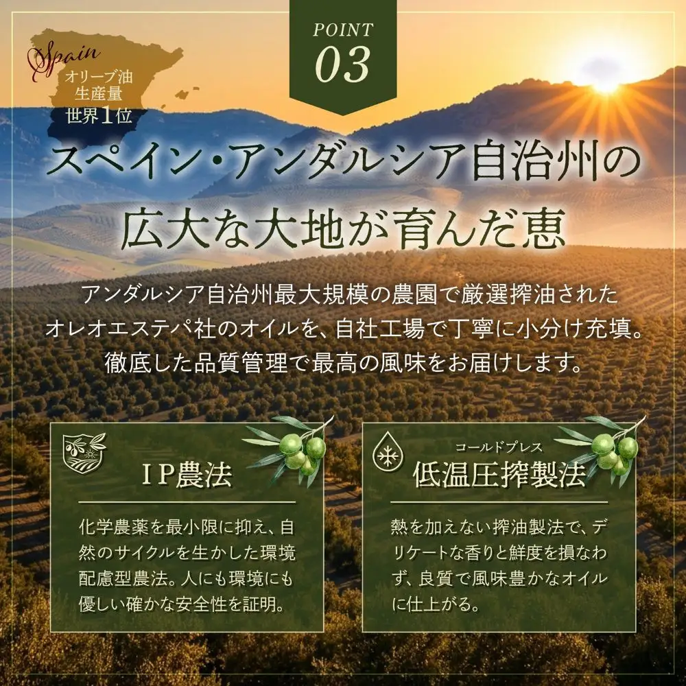 オーガニック　エキストラヴァージンオリーブオイル　500ml　4本セット