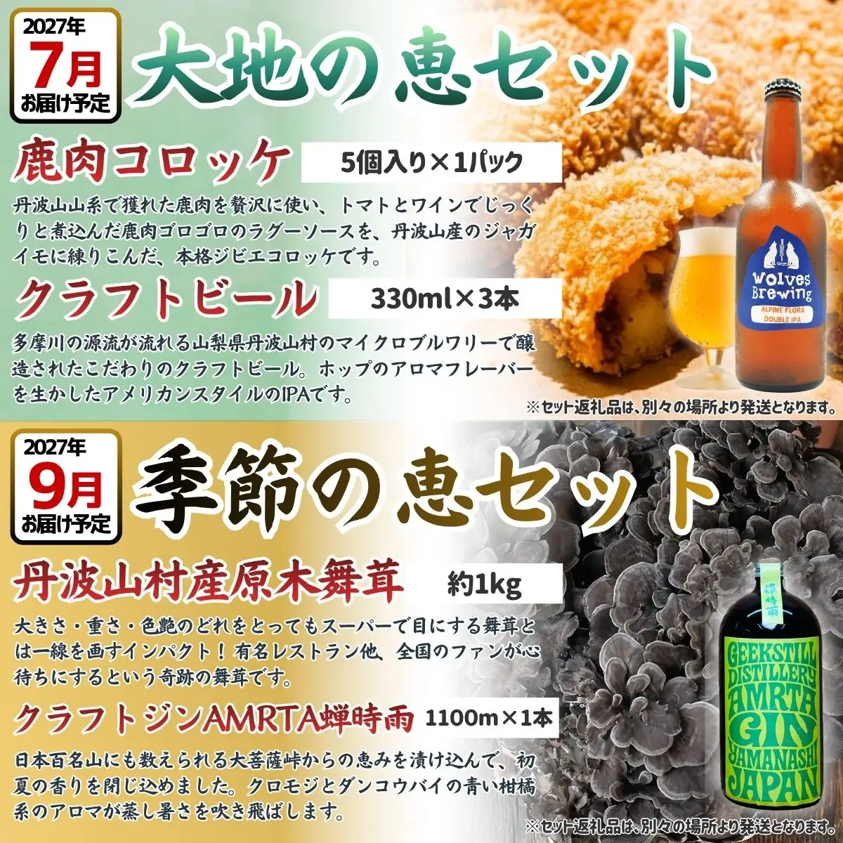 【定期便】「旨い酒」と「旨いつまみ」 セット 定期便【全4回】 ミズナラ 熟成 ウイスキー クラフトジン クラフトビール シェリー樽 焼酎 国産 甲州 馬刺し 鮎 原木舞茸 きのこ 鹿肉 ジビエ 贈り物 贈答品 ギフト 送料無料【tab0248】