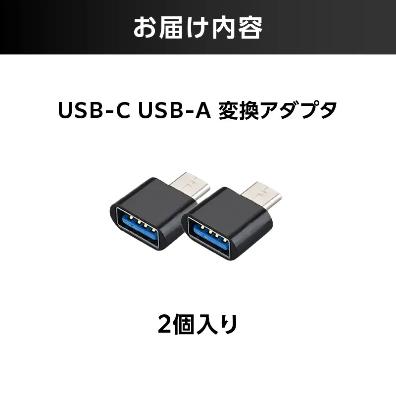Hanx-Tech USB-C USB-A 変換アダプタ HT-CA48BY-2P AOP0041