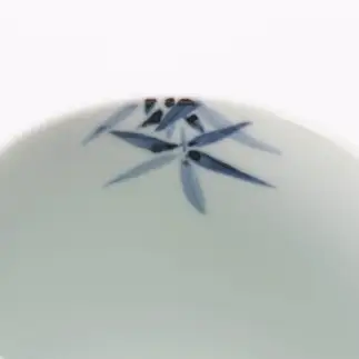 有田焼 染付 竹雀紋 香酒盃【丸兄商社】李荘窯 陶磁器 食器 器 うつわ ロックカップ 湯呑 伝統 焼酎 as030