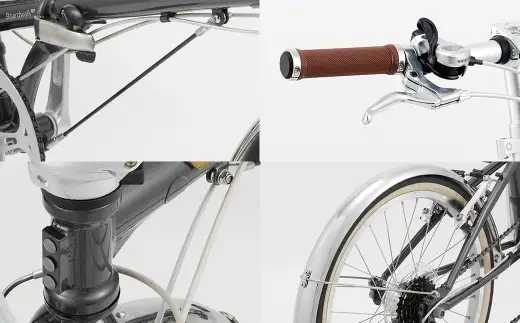 ＜ R8年熊本地震復興支援 ＞【 Antique Brass 】 DAHON フォールディングバイク Boardwalk D7 20インチ 自転車 折りたたみ自転車 折りたたみ コンパクト 通勤 通学 日常使い サイクリング 収納