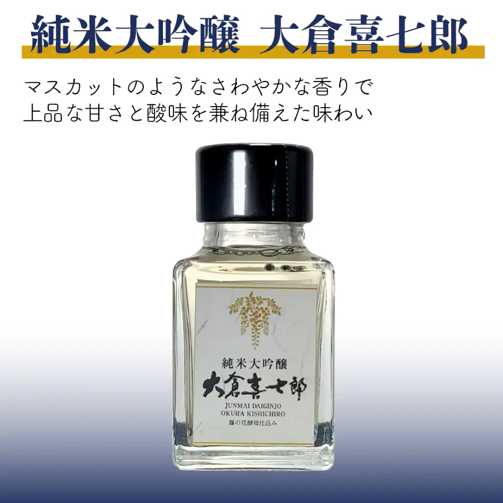 王紋酒造 日本酒 ミニチュア 3本 Bセット 飲み比べ