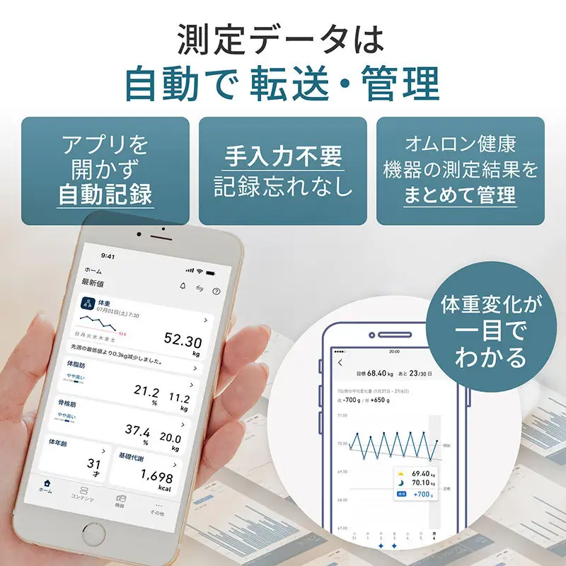 体重計 オムロン KRD-408T-B 体重計