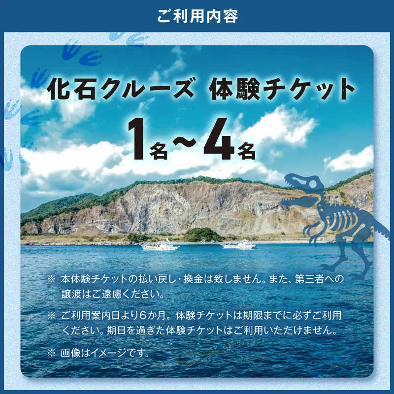 S188-006_恐竜の島御所浦 化石発見クルーズ(1名～4名)