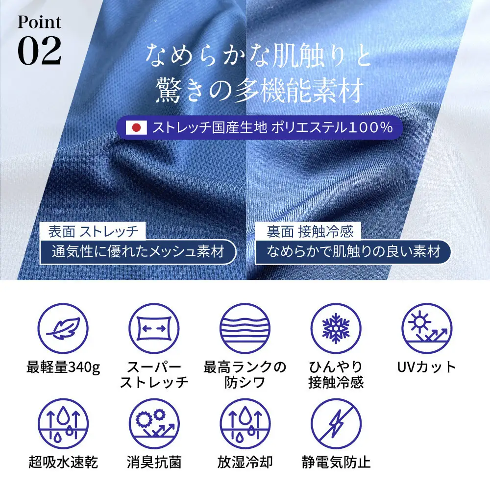 ながもちサマージャケット ブラック Sサイズ
