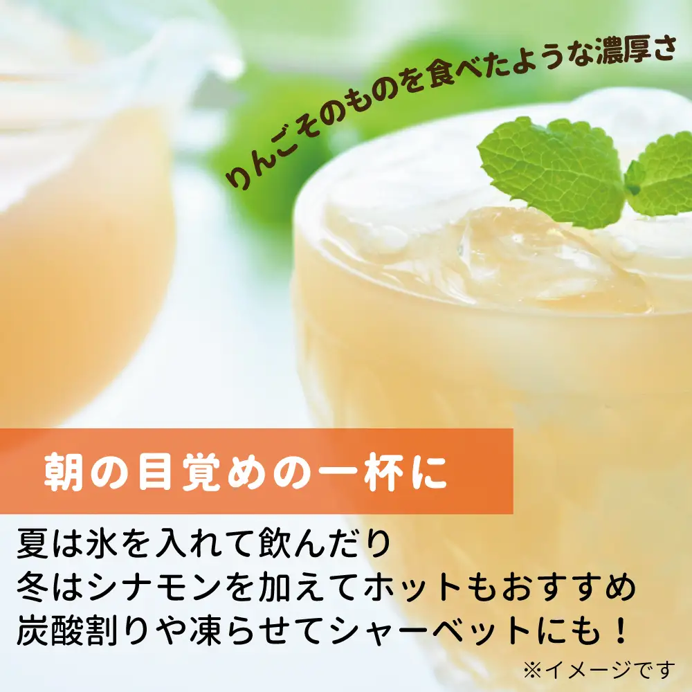 福島産 りんごジュース 100％ ストレート果汁 1000ml×6本セット サンふじ ＜2027年1月以降順次発送＞