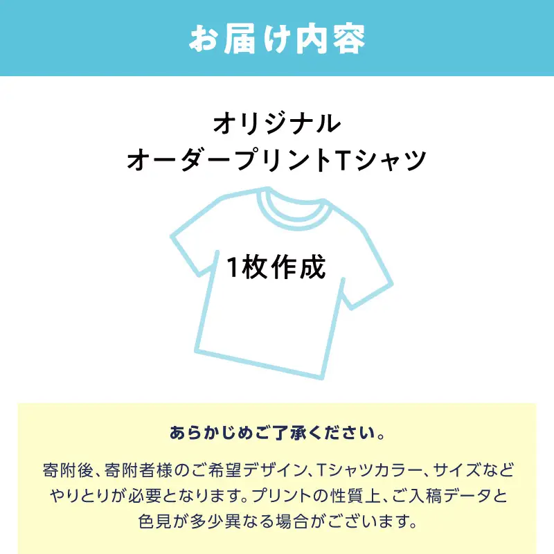 オリジナルオーダープリントTシャツ ASY0003