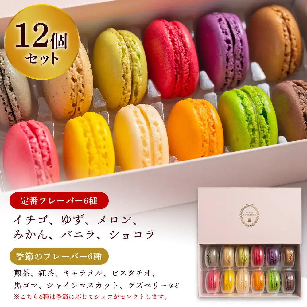 マカロンギフト 12個入 マカロンkn-0045