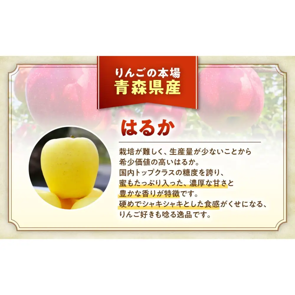 旬のりんご定期便 旬のりんご満喫 6回 定期便 ： つがる（5kg）・シナノスイート（5kg）・ぐんま名月（5kg）・はるか（3kg）・サンふじ（5kg）、シナノゴールド（5kg）【2026年産・先行予約】★2026年9月上旬～2027年2月上旬頃まで発送予定★