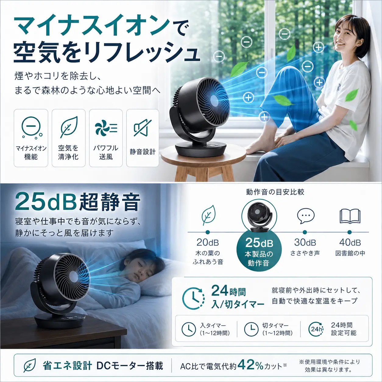 サーキュレーター ブラック　FXH-1522R 