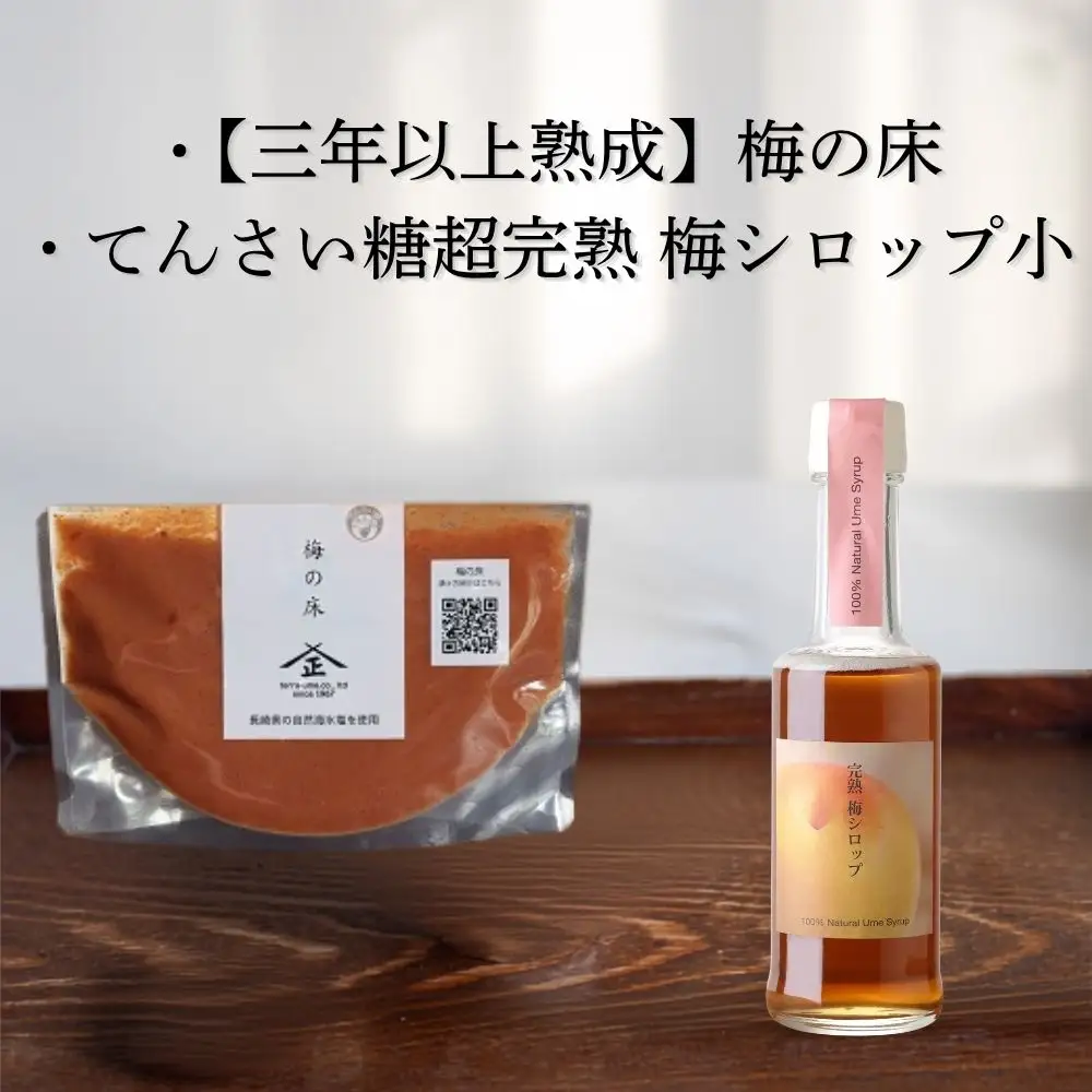 てらがき農園 農園大人気♪ おすすめ梅シロップセット ｜ 梅干し 梅干 うめぼし 和歌山県 みなべ町 詰め合わせ セット 【trgk009】