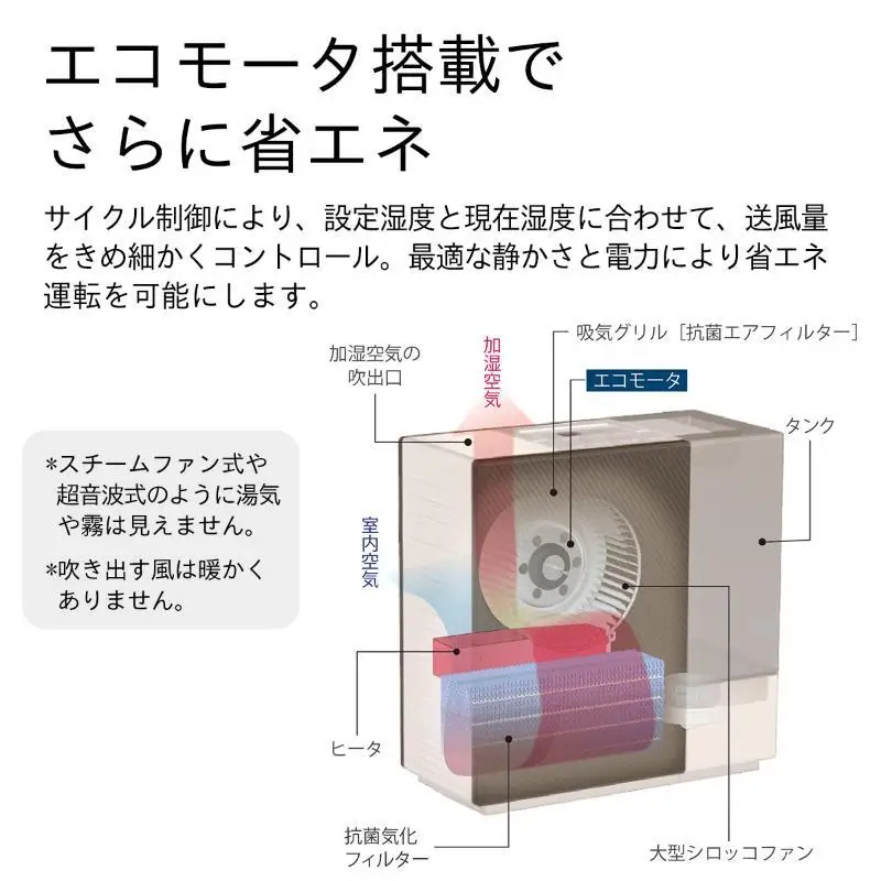 ハイブリッド式加湿器　HD-ERXT502　新潟市 家電 ダイニチ工業 ウォルナットグレー